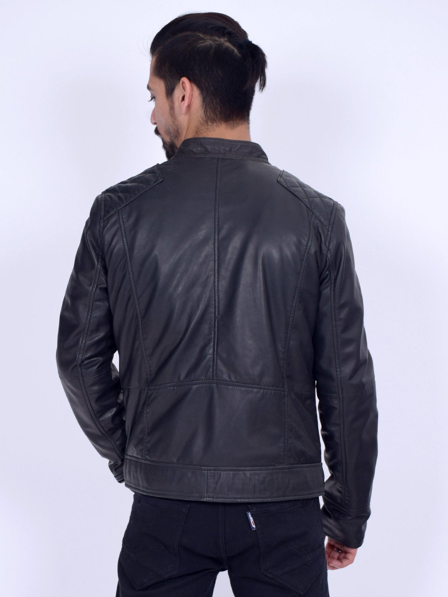 Iconic Black Leather Jacket - CASA OF K Official Online Store