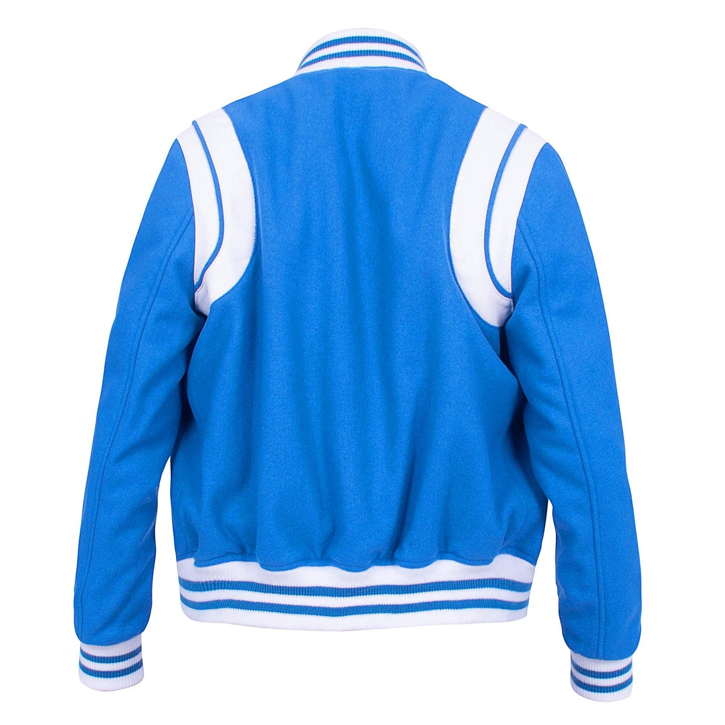 Azul Wool Varsity Bomber Jacket - CASA OF K Official Online Store