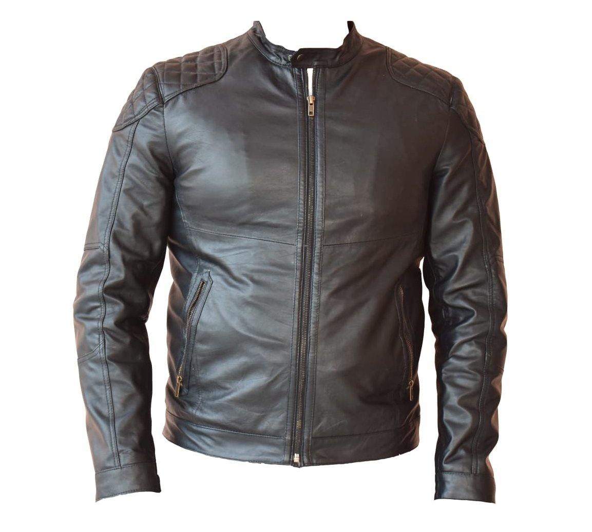 Black Mustang Biker Leather Jacket - CASA OF K Official Online Store